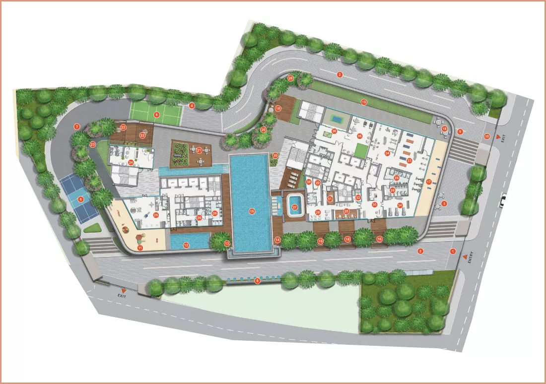 Shapoorji Pallonji Dualis Floor Plan